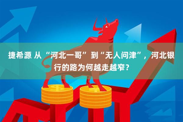 捷希源 从 “河北一哥” 到“无人问津”，河北银行的路为何越走越窄？