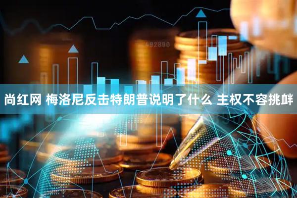 尚红网 梅洛尼反击特朗普说明了什么 主权不容挑衅